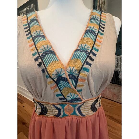 FLYING TOMATO PRINCESS HEM MOON MAGC MAXI DRESS WOMENS LARGE - Picture 4 of 5